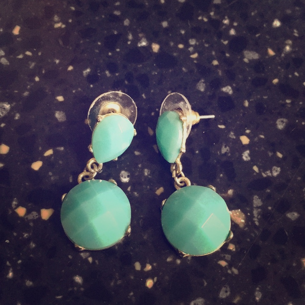 Turquoise teardrop earrings